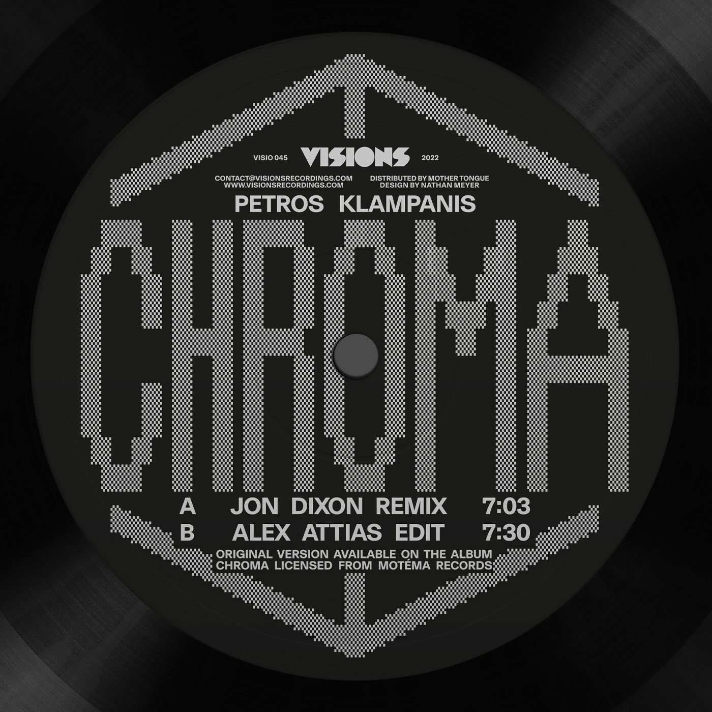 Petros Klampanis - Chroma (Jon Dixon Remix / Alex Attias Edit) [VISIO045]
