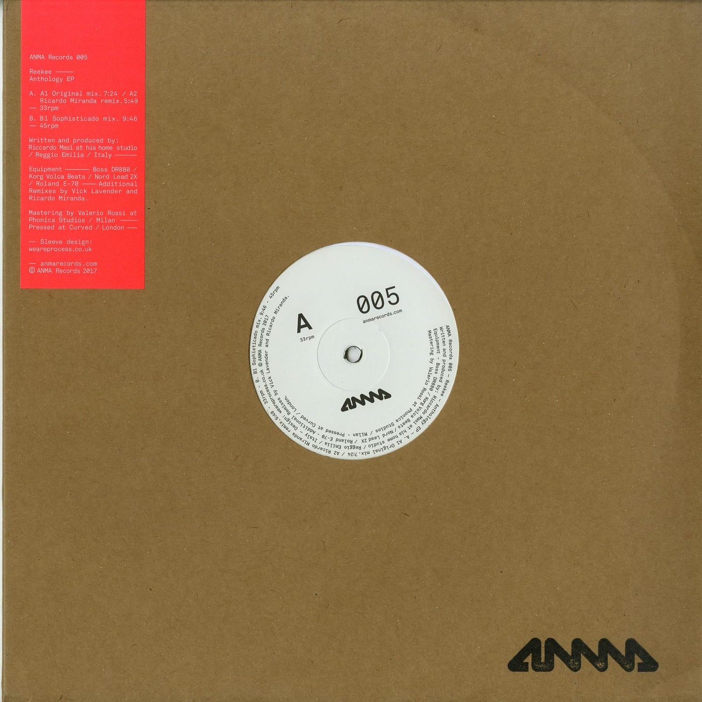 Reekee - Anthology EP [ANMA005]