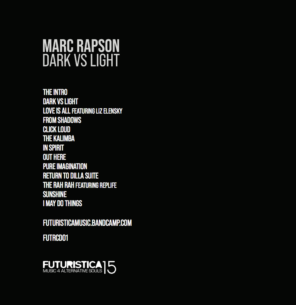 Marc Rapson - Dark VS Light [FUTRLP01]