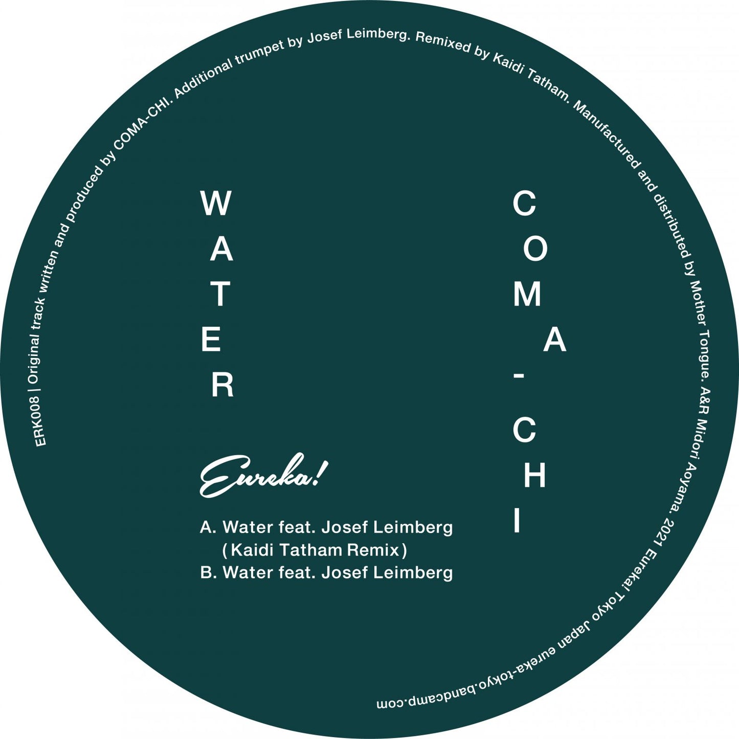 Coma-Chi - Water (incl. Kaidi Tatham Remix) [ERK008]