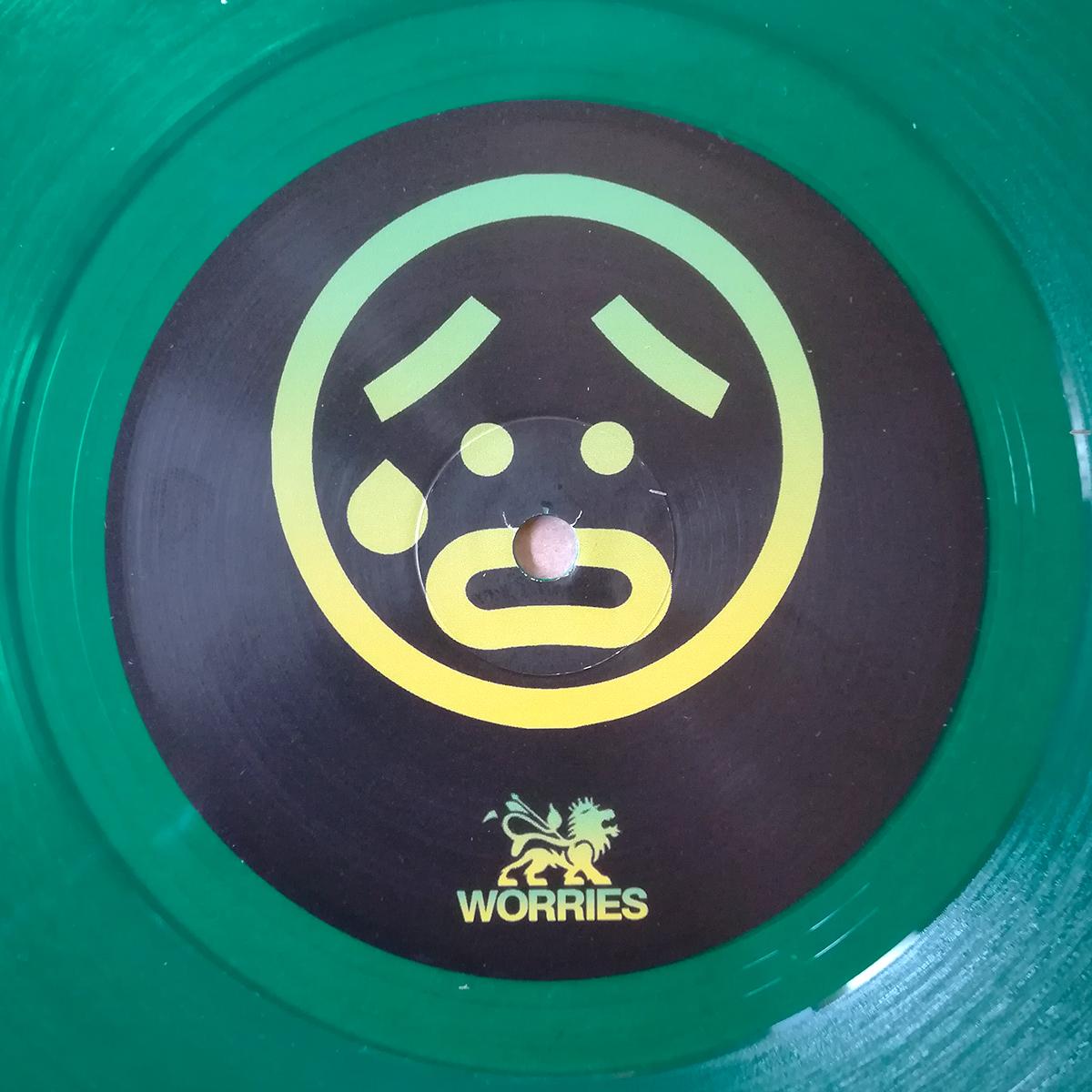 The Worries / Bam Bam (clear green vinyl) [NAUGHTY93002]