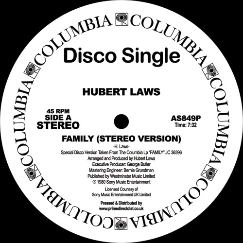Hubert Laws - Family [JC36396]